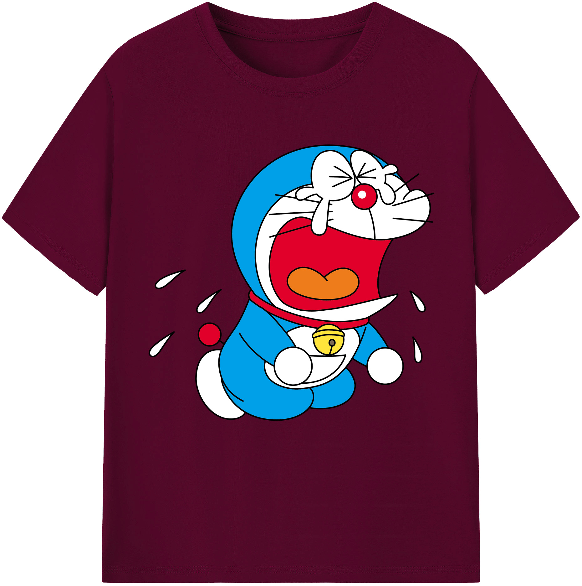 （画像用） ドラえもん Doraemon レディースカジュアルプリントTシャツ（綿100％）